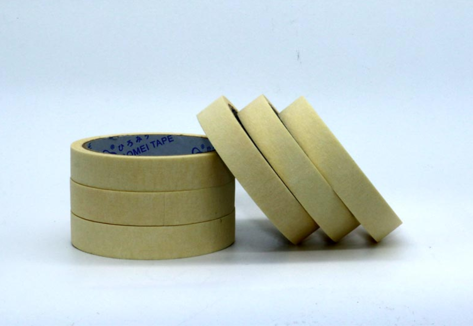 Factores afficiens non-glutinas masking tape