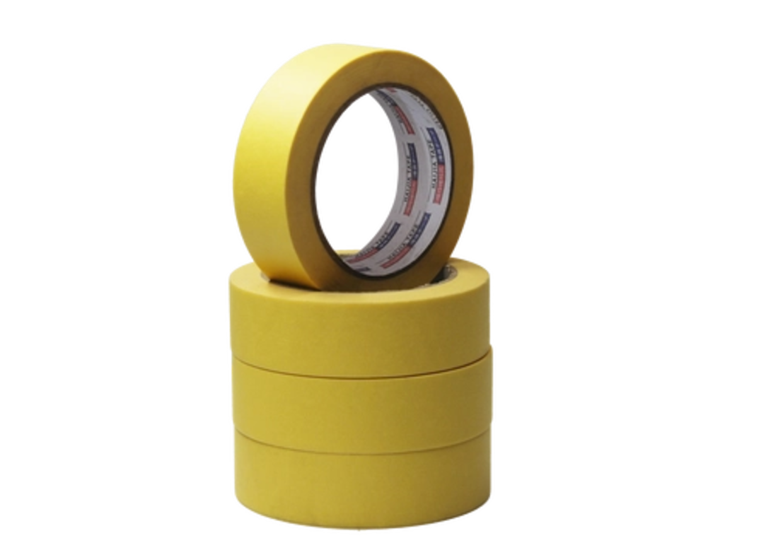 Applicationem masking tape in imbre pictura